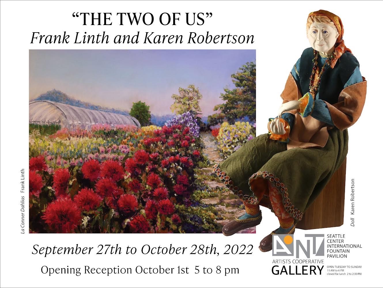 Poster for 'The Two of Us' exhibition