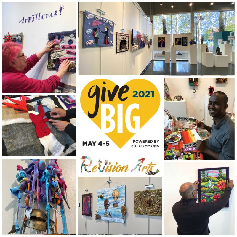 ReVision Arts GiveBig 2021 poster