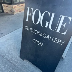 Sign for Fogue Studios and Gallery