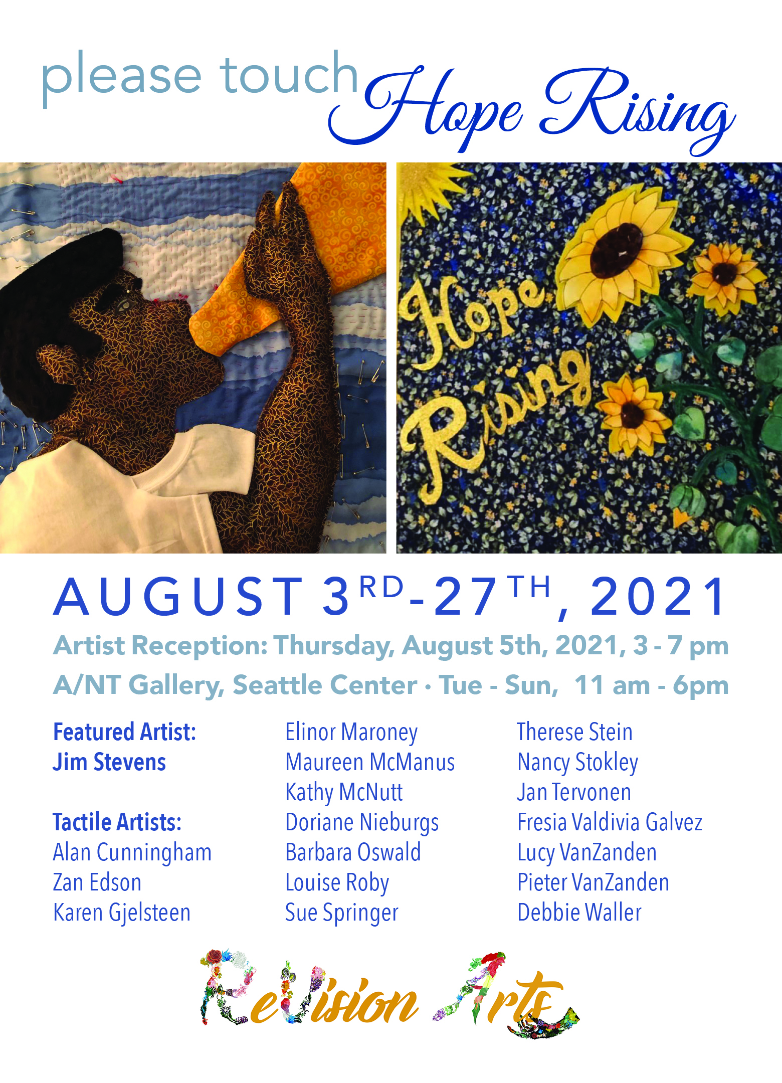Exhibition Poster with Artists